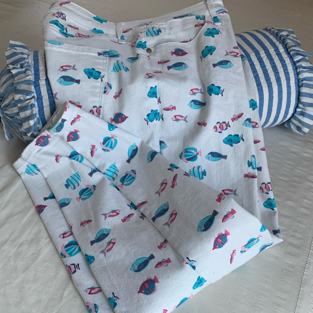 Talbots adorable fish jeans !